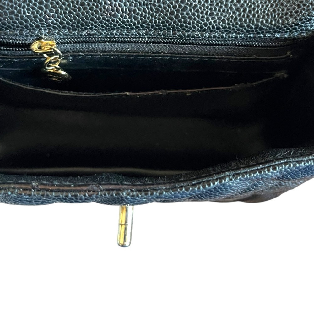 CHANEL Black Quilted Crossbody Bag small - Picture 11 of 12